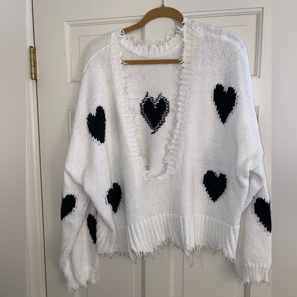 NWT Wildfox Palmetto sweater. Size Large. - Picture 3 of 4